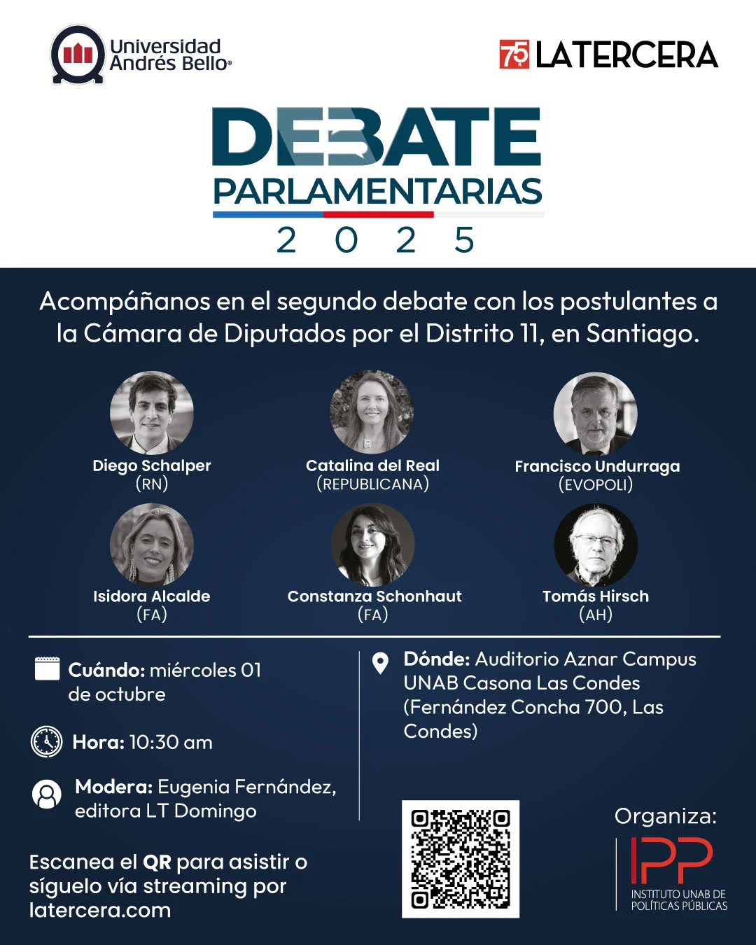 Debate parlamentario 2025 Santiago