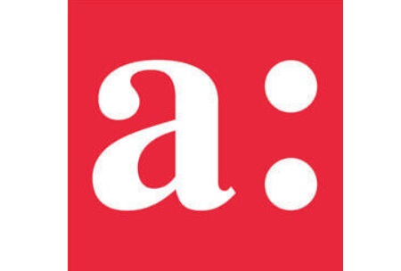 Red square logo with a white lowercase 'a' followed by a white colon on a red background.